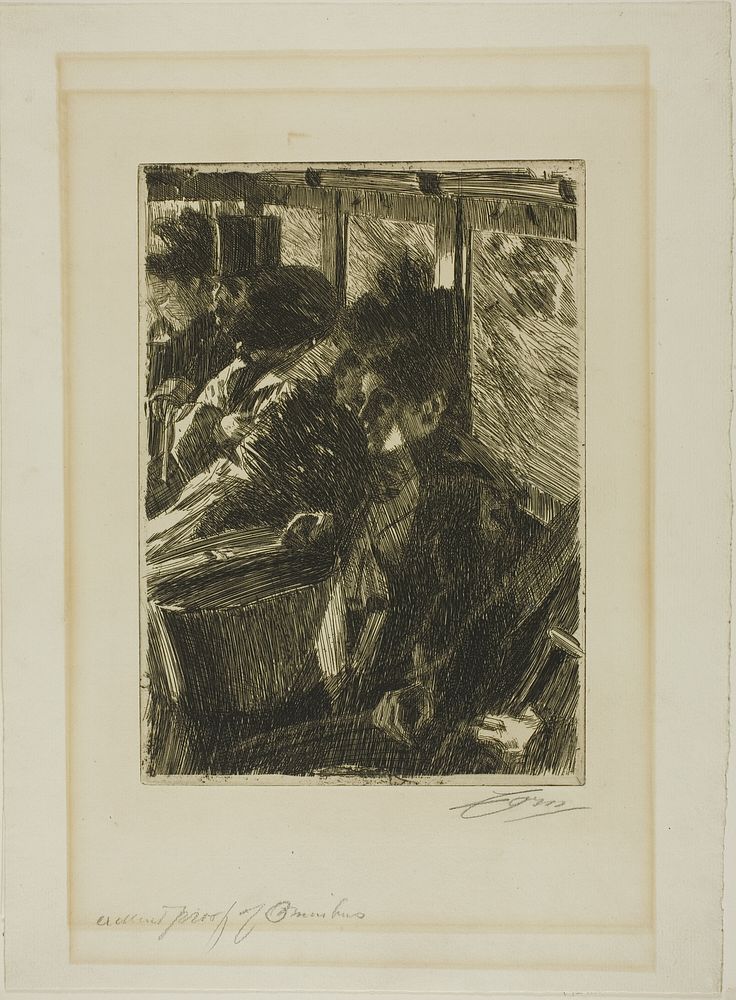 Omnibus by Anders Zorn