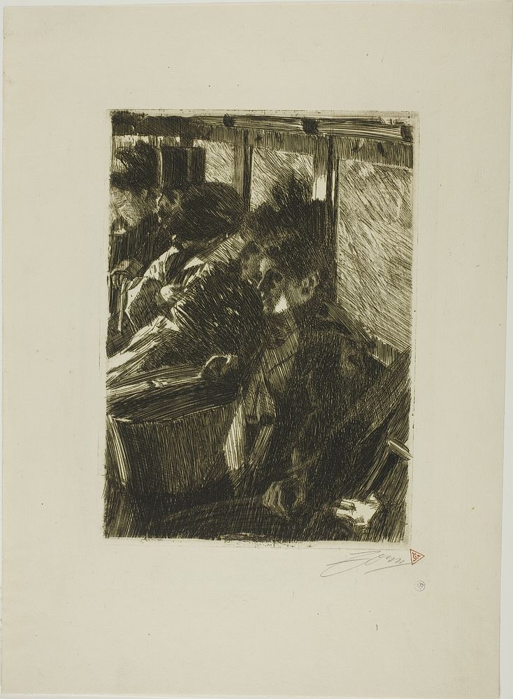 Omnibus by Anders Zorn