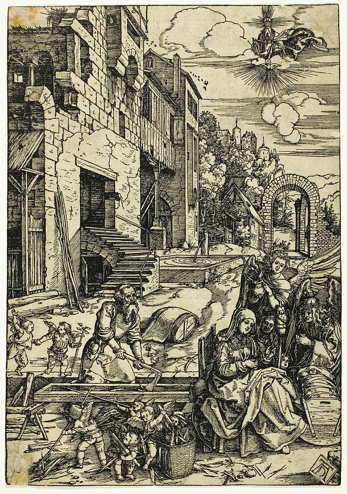The Holy Family in Egypt, from The Life of the Virgin by Albrecht Dürer