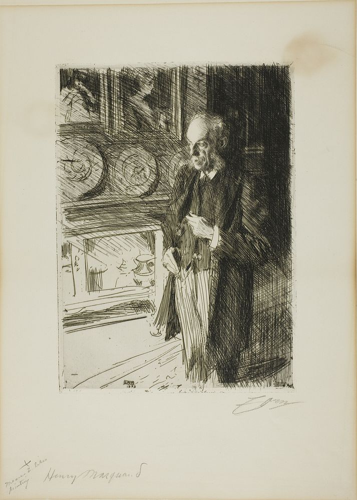Henry Marquand by Anders Zorn