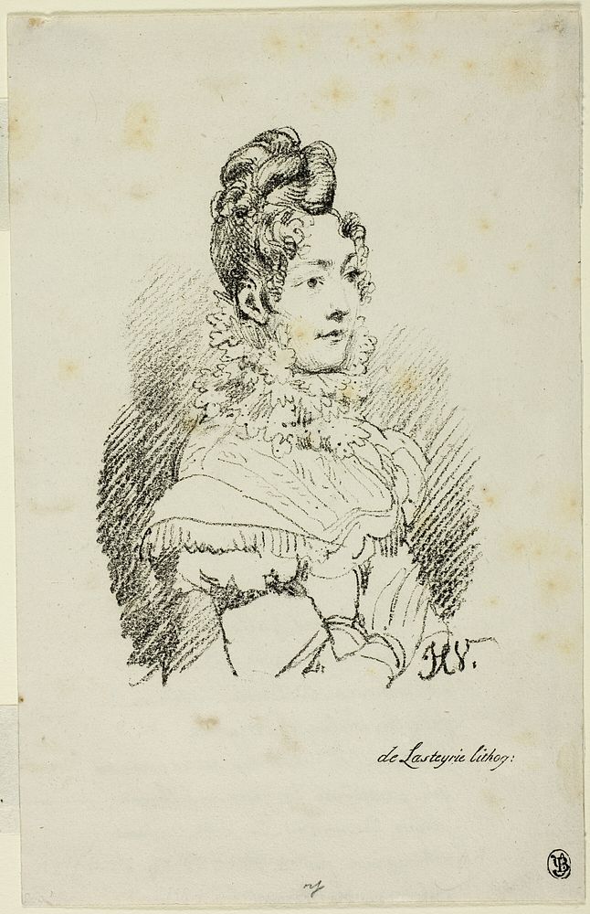 Portrait of Madame Perregaux by Horace Vernet