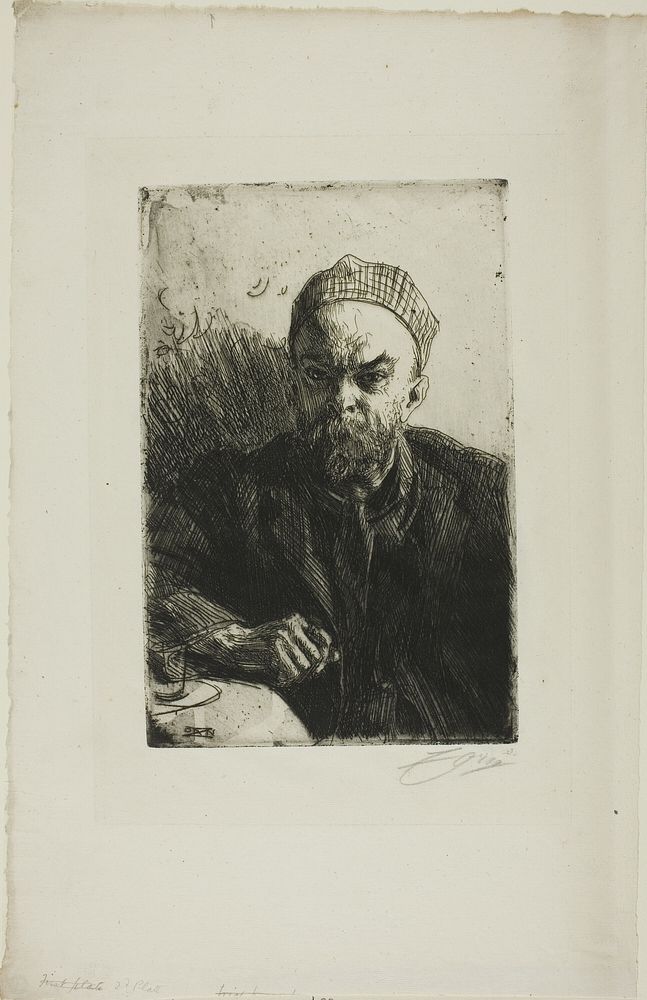 Paul Verlaine I by Anders Zorn