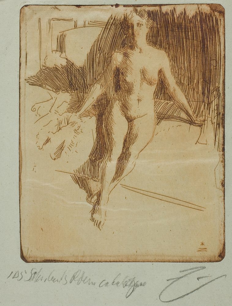 Study from Model by Anders Zorn