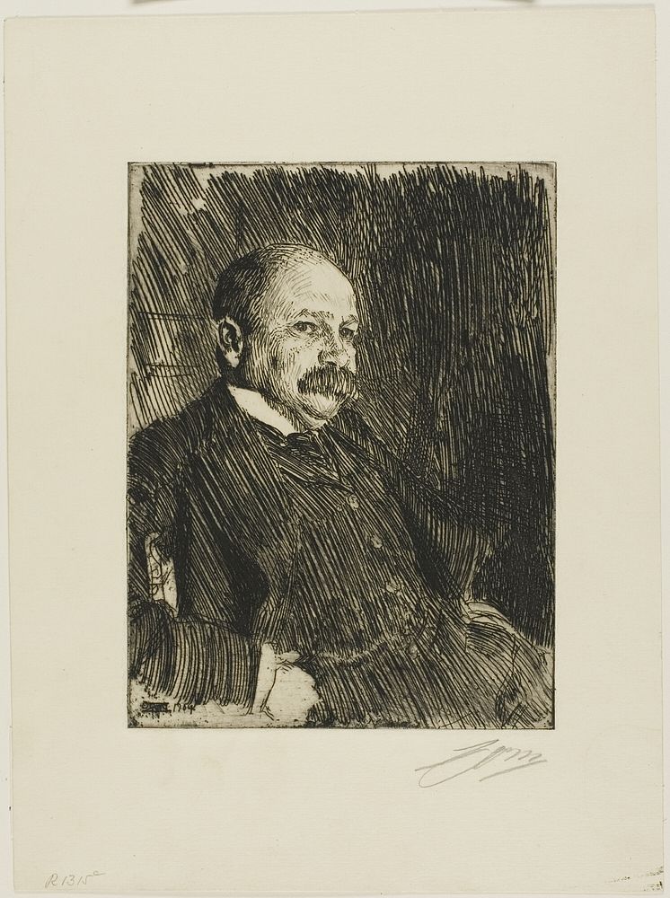 Colonel Lamont III (Bust) by Anders Zorn