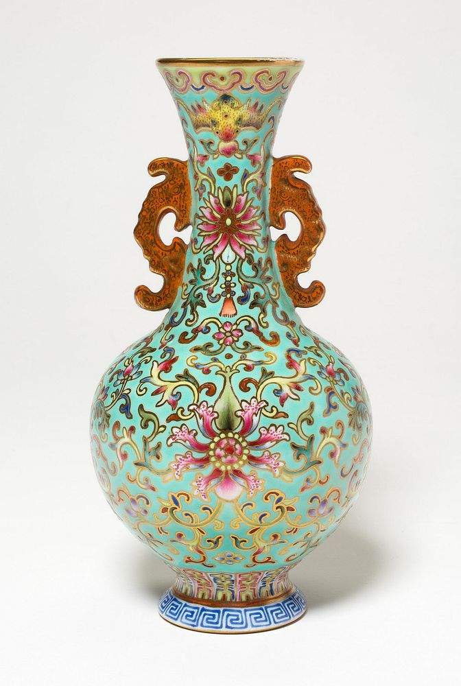 Vase with Dragon-Shaped Handles