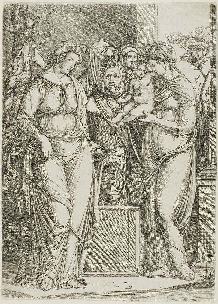 Sacrifice to Priapus, the Large Plate by Jacopo de' Barbari