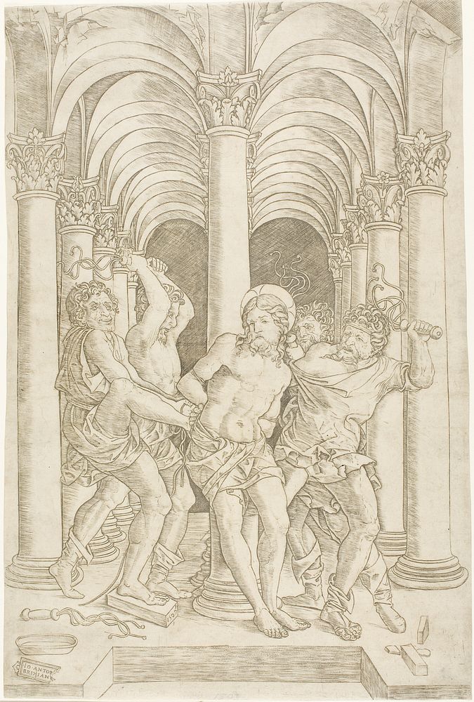 The Flagellation by Giovanni Antonio da Brescia