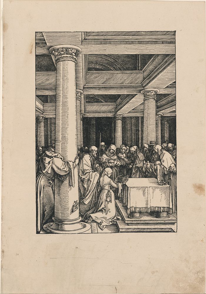 The Presentation of Christ in the Temple, from The Life of the Virgin by Albrecht Dürer