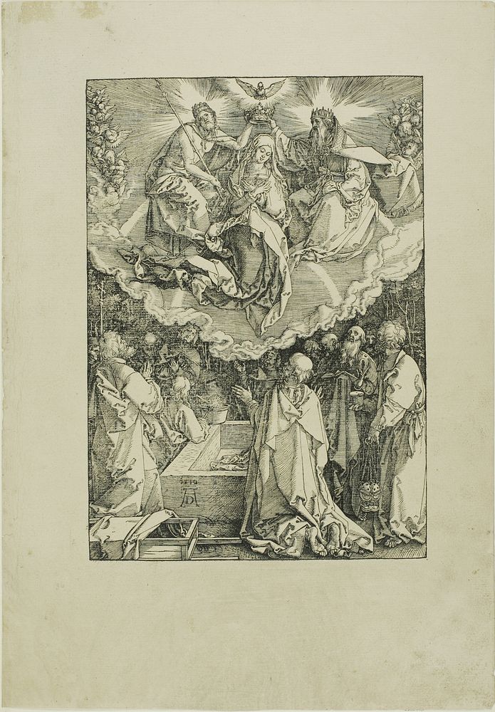 Assumption and Coronation of the Virgin, from The Life of the Virgin by Albrecht Dürer