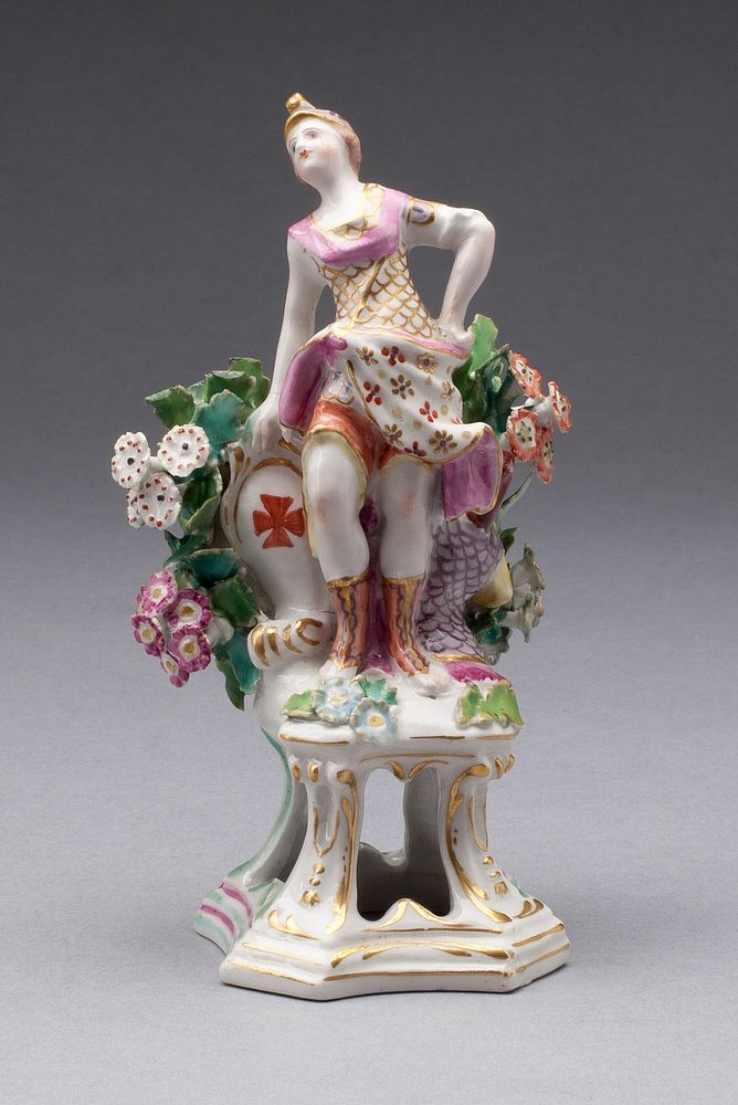 Figure of Europe by Bow Porcelain Factory
