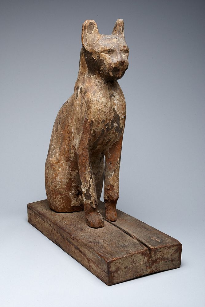 Sarcophagus (?) of a Cat by Ancient Egyptian