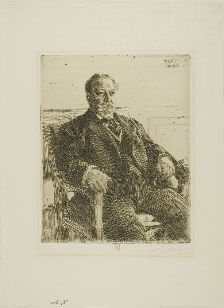 President William H. Taft by Anders Zorn