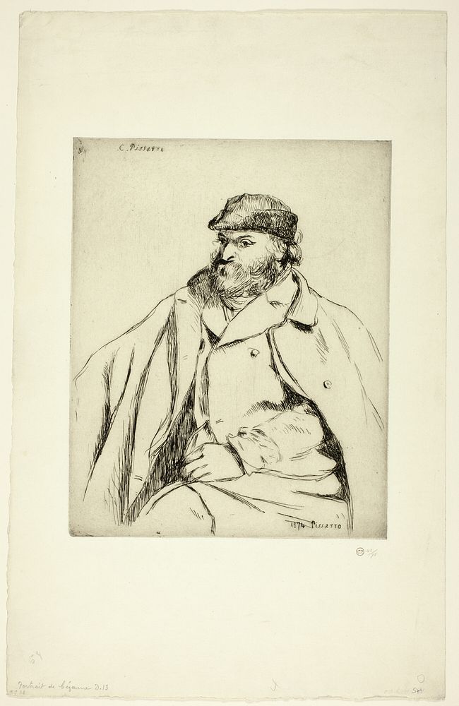 Paul Cézanne by Camille Pissarro