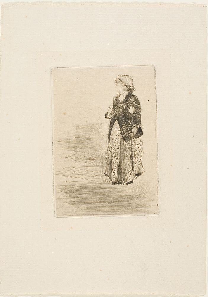 The Actress Ellen Andrée by Hilaire Germain Edgar Degas