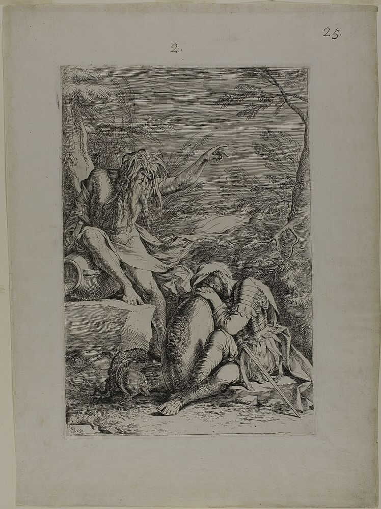 The Dream of Aeneas by Salvator Rosa