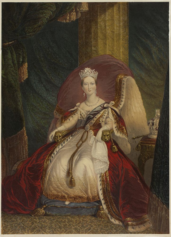 Victoria, Queen of Great Britain, India, etc. by George Baxter