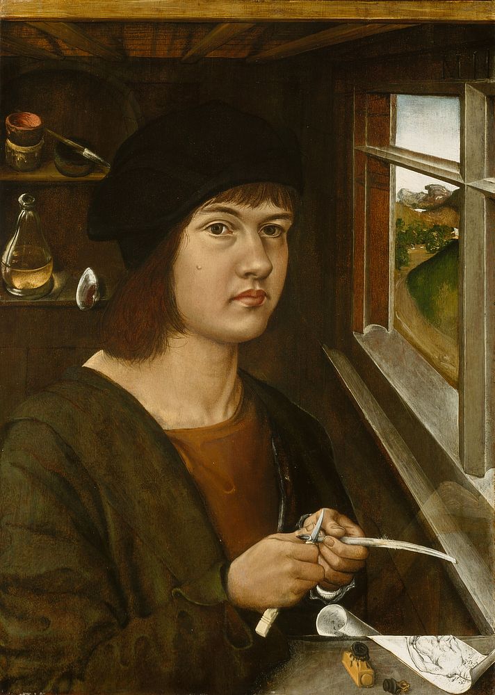 Portrait of a Young Artist by German School
