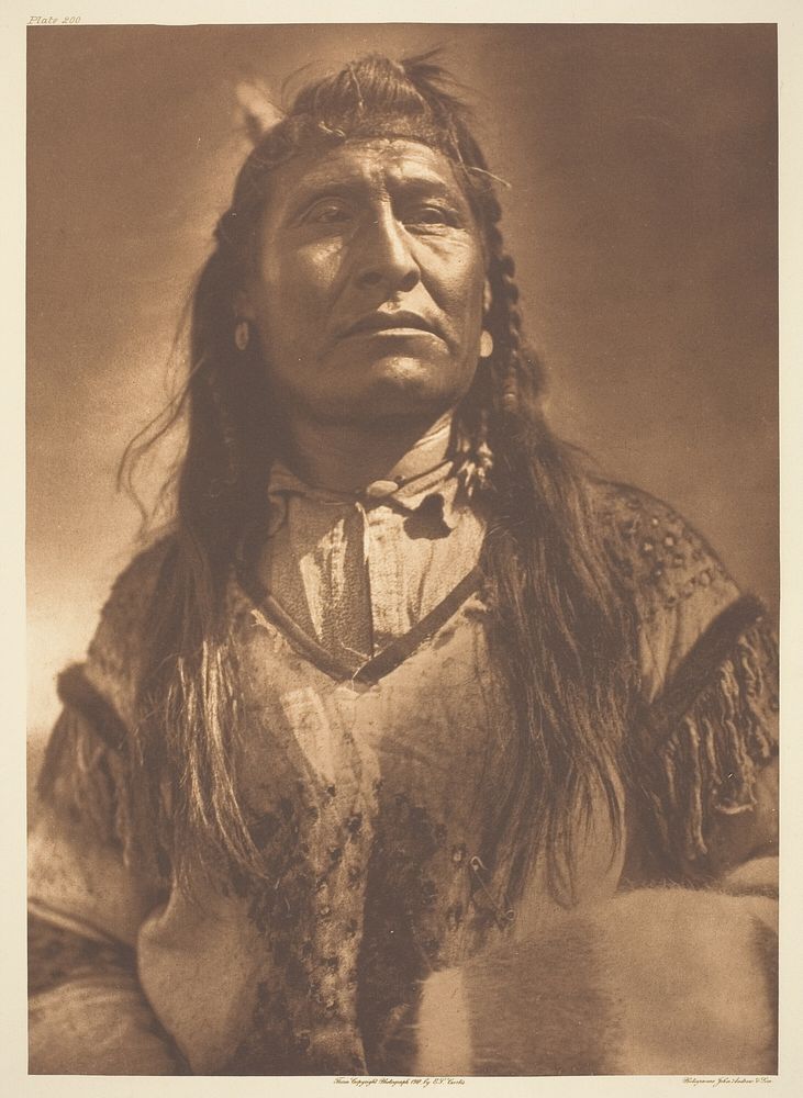 New Chest-Piegan by Edward S. Curtis