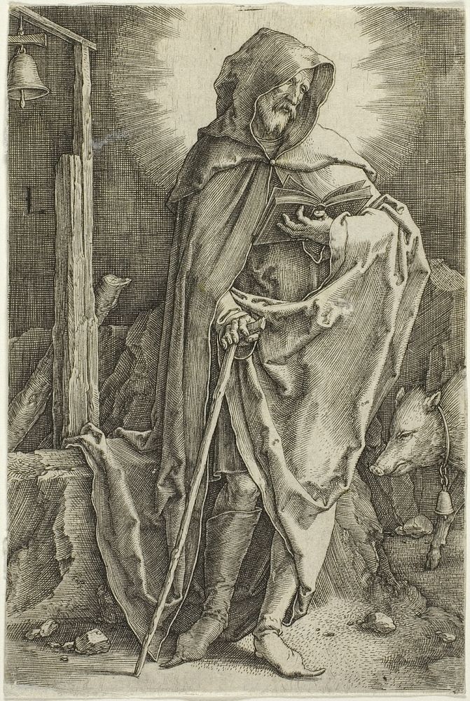 Saint Anthony by Lucas van Leyden