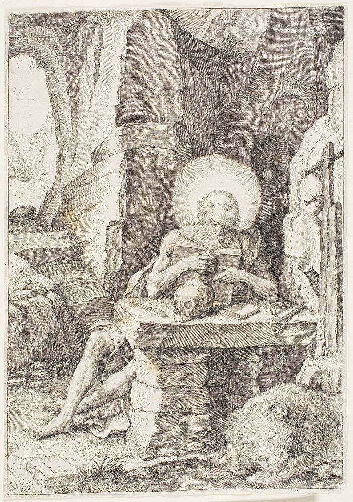 Saint Jerome by Raphael de Mey