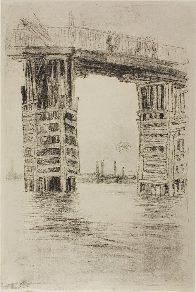 The Tall Bridge by James McNeill Whistler (Artist (copy))