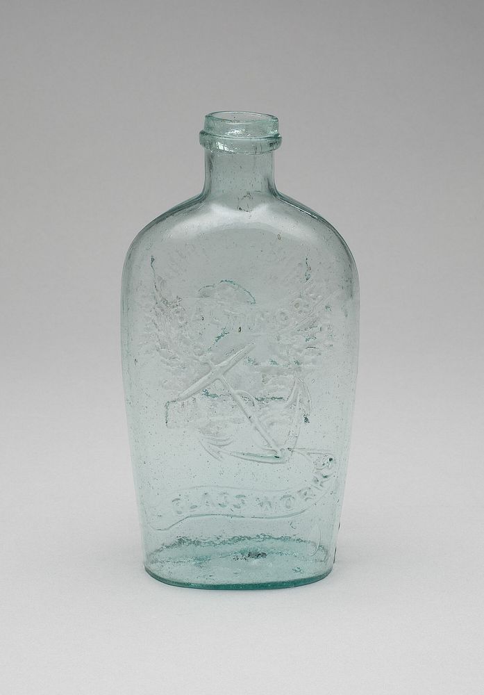 Flask by Baltimore Glass Works