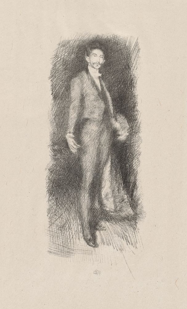 Count Robert de Montesquiou, No. 2 by James McNeill Whistler