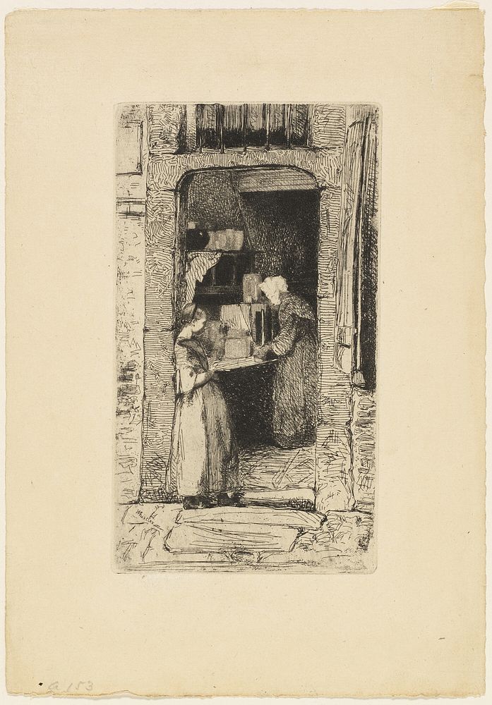 La Marchande de Moutarde (The Mustard Seller) by James McNeill Whistler