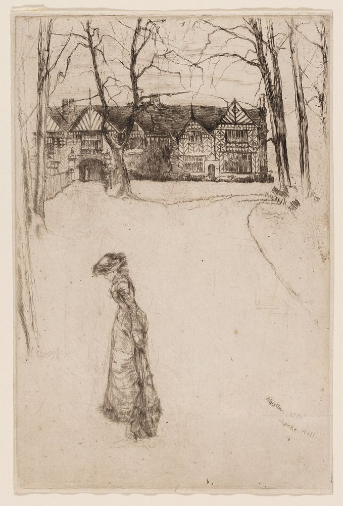 Speke Hall: The Avenue by James McNeill Whistler