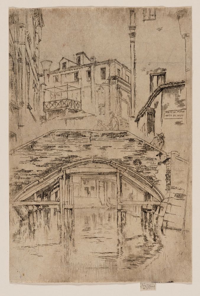 Ponte del Piovan by James McNeill Whistler