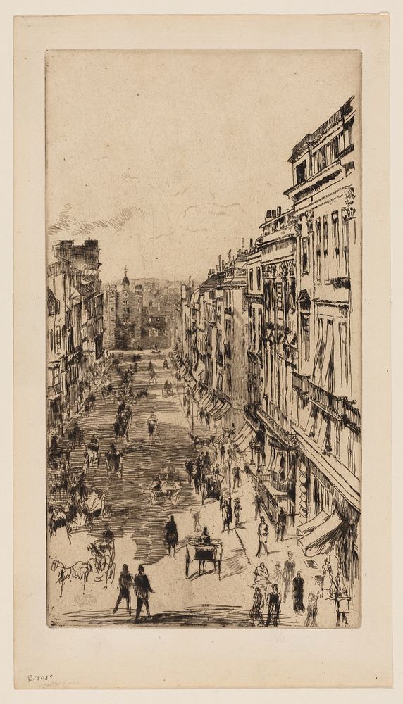 St. James's Street by James McNeill Whistler