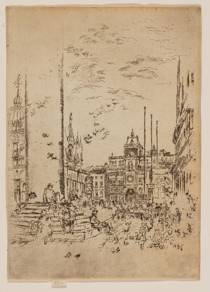 The Piazzetta by James McNeill Whistler