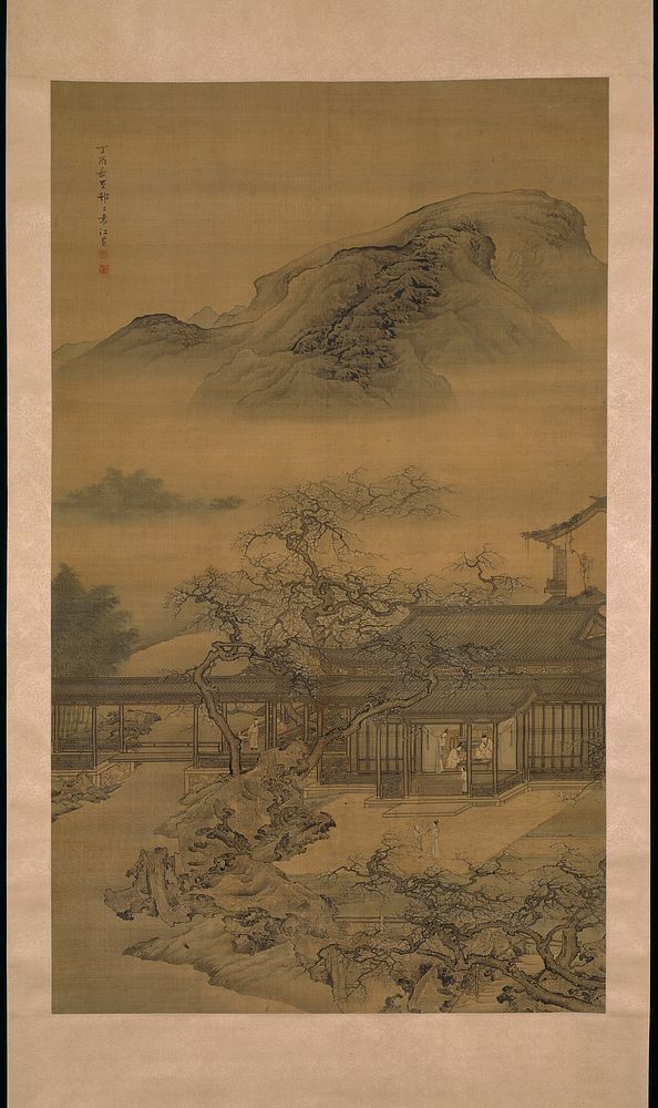 Spring Arriving in the Han Palace 漢宮春曉圖 by Yuan Jiang
