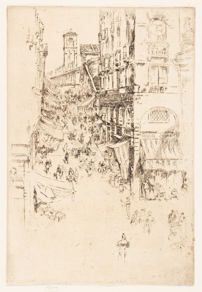 The Rialto by James McNeill Whistler
