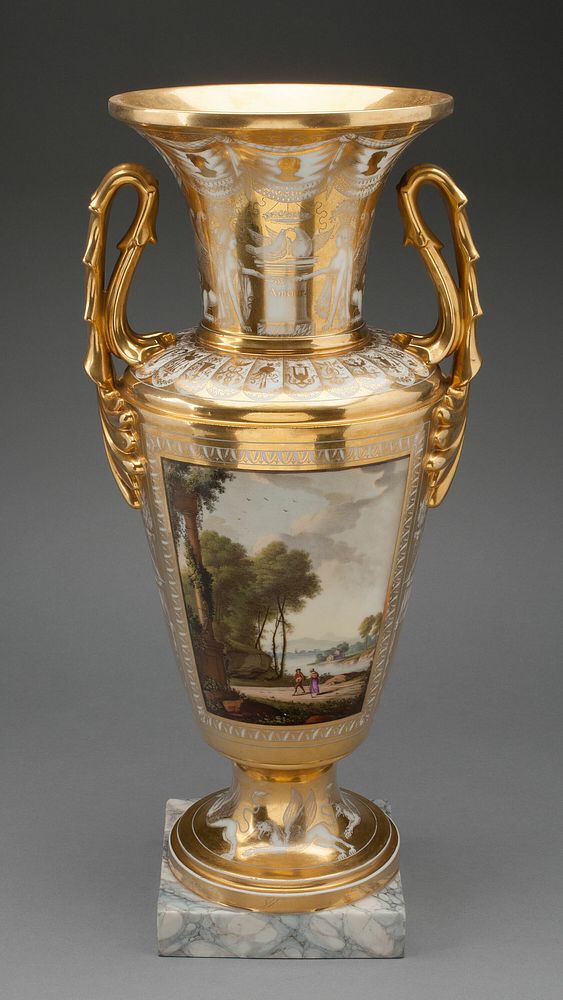 Vase by Neppel Porcelain Factory