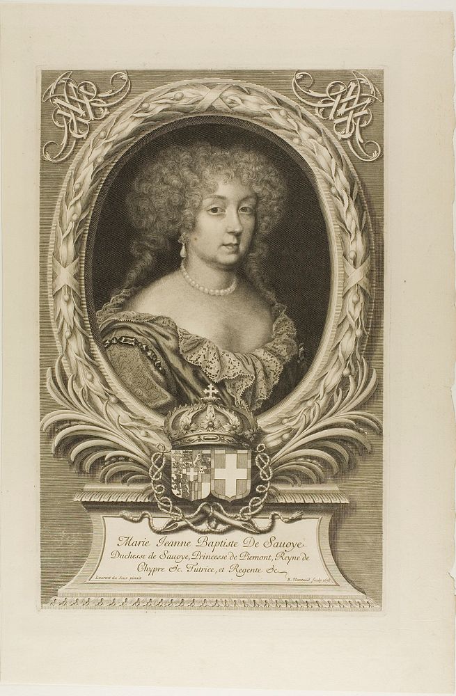 Marie Jeanne Baptiste de Savoye by Robert Nanteuil