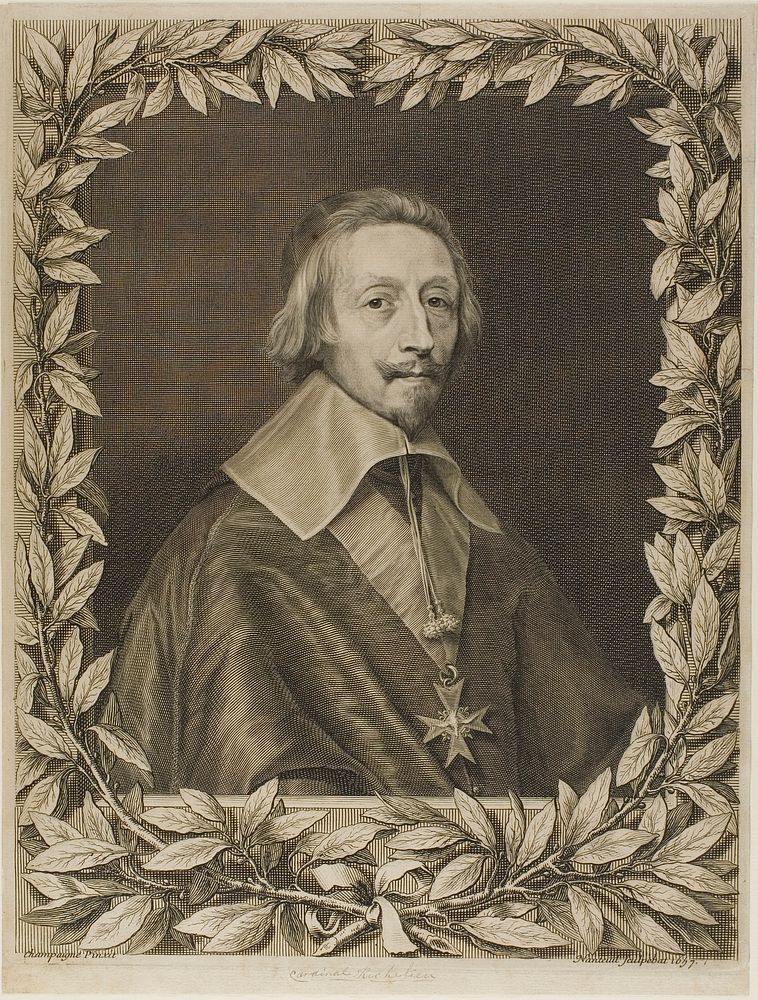 Cardinal Richelieu by Robert Nanteuil