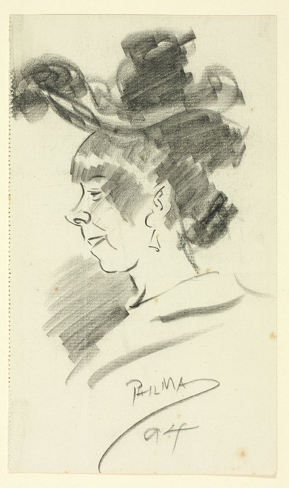 Profile of a Woman by Philip William May