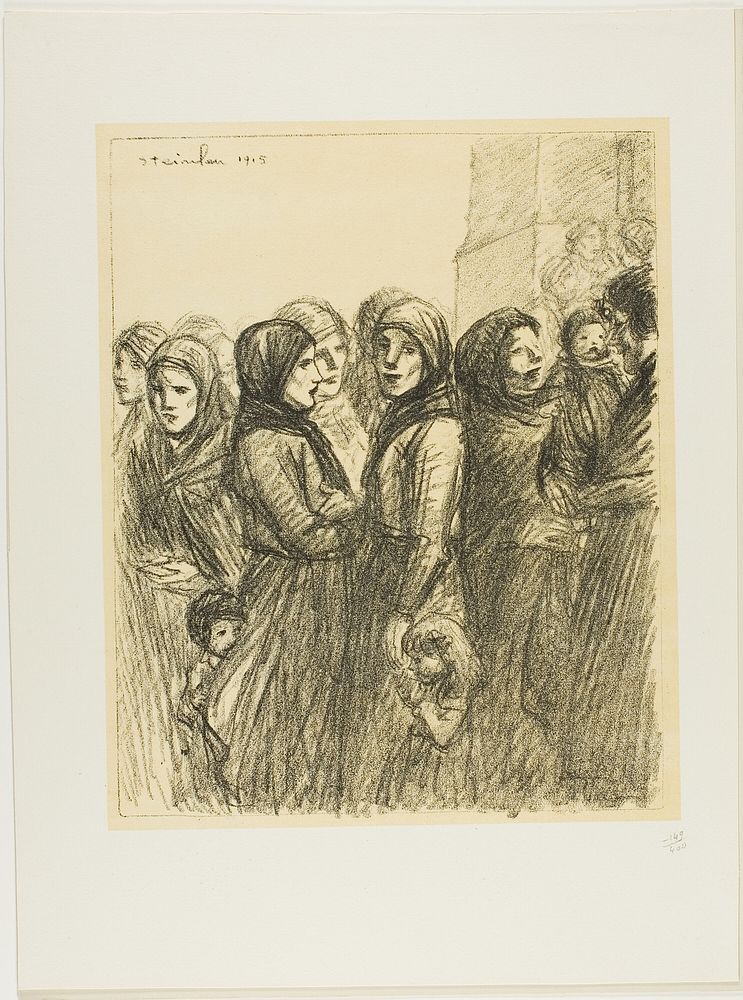 Military Allocation by Théophile-Alexandre Pierre Steinlen