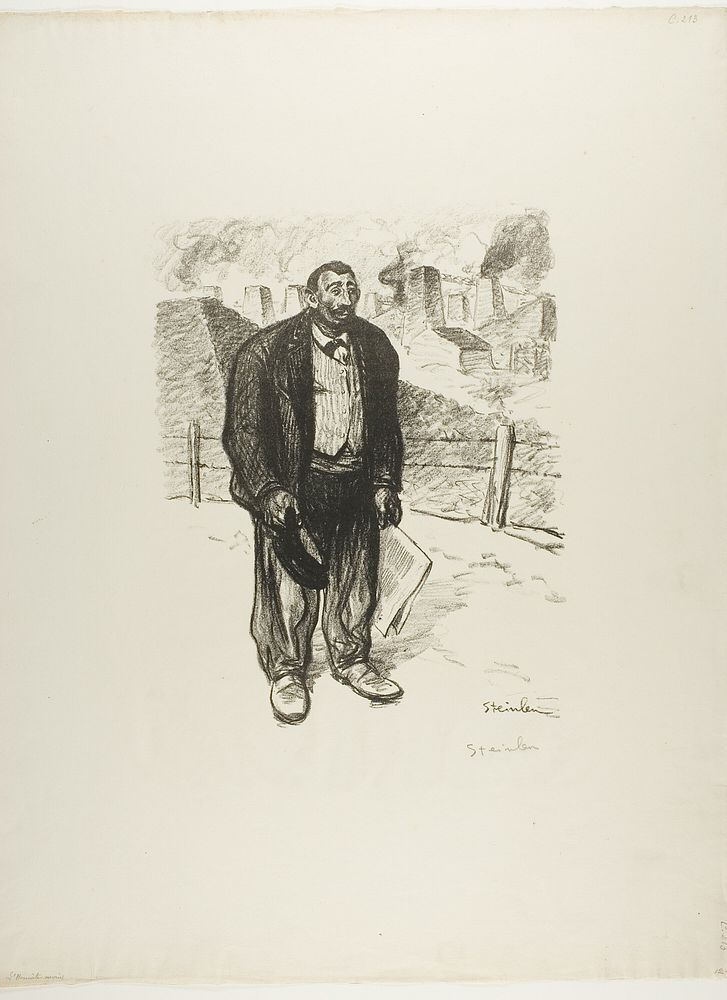 Honest Worker by Théophile-Alexandre Pierre Steinlen
