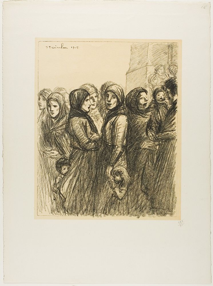 Military Allocation by Théophile-Alexandre Pierre Steinlen