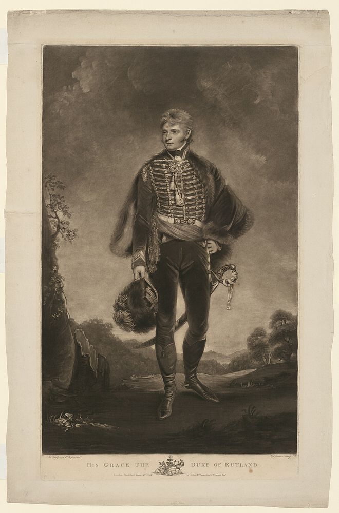 His Grace the Duke of Rutland by Charles Turner