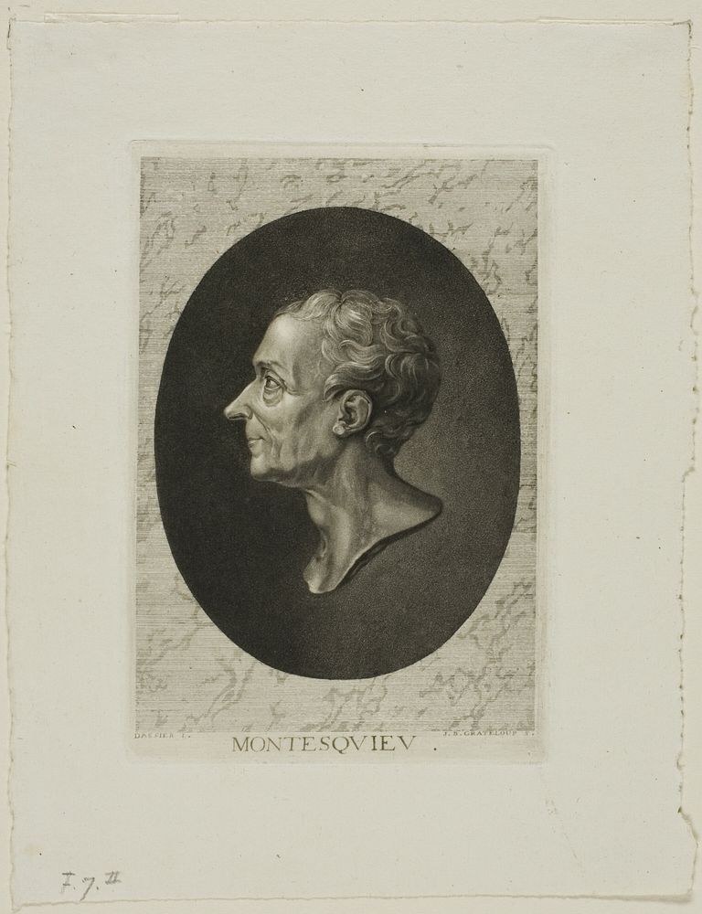 Montesquieu by Jean-Baptiste de Grateloup