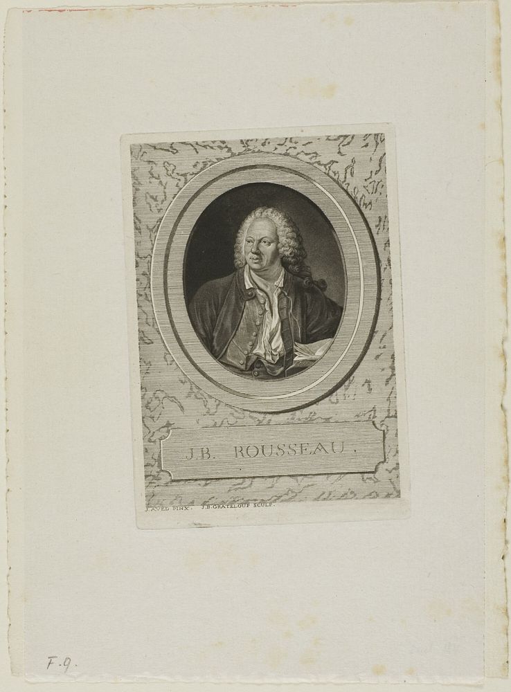 J-B. Rousseau by Jean-Baptiste de Grateloup