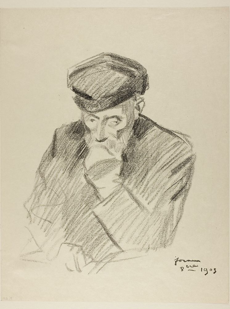 Portrait of Renoir, Fourth Plate by Jean Louis Forain