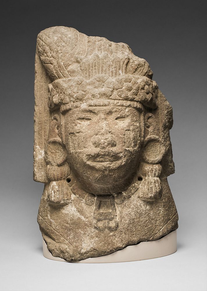 Head of Xilonen, the Goddess of Young Maize by Aztec (Mexica)
