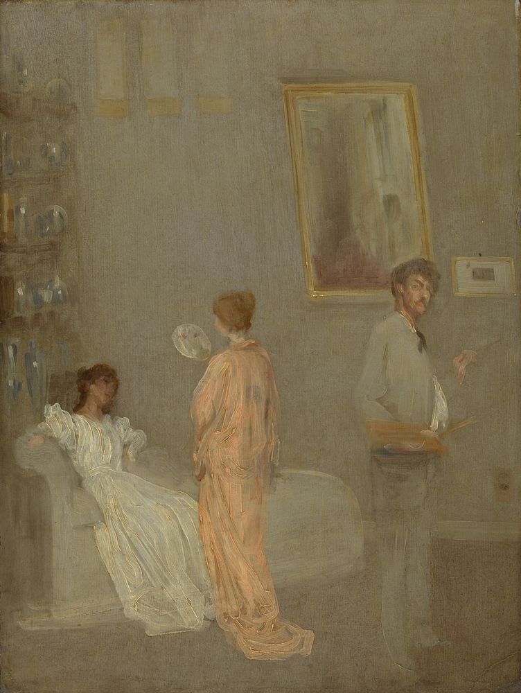 The Artist in His Studio by James McNeill Whistler