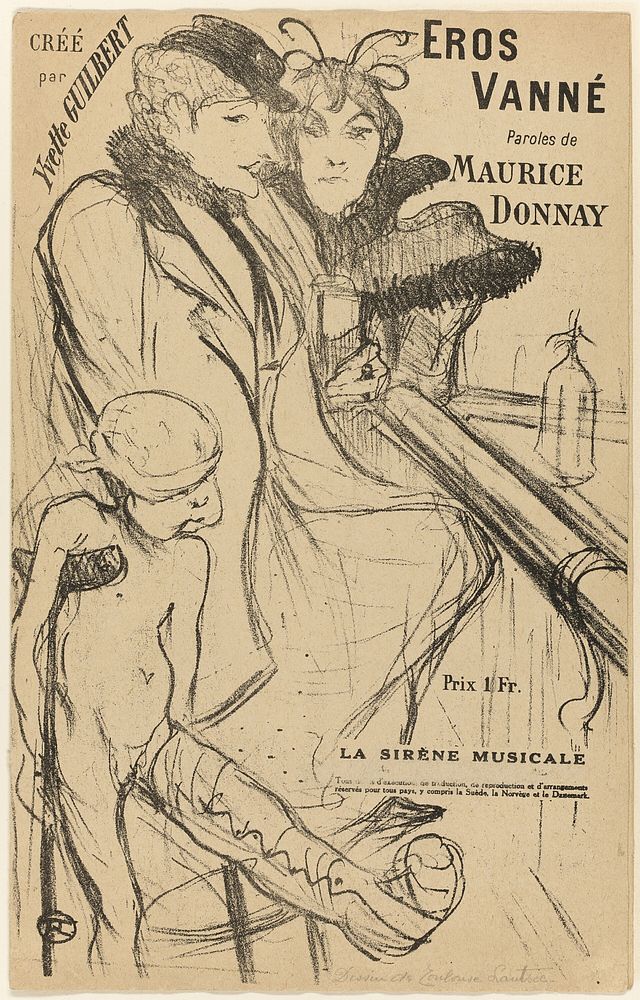 Eros vanné by Henri de Toulouse-Lautrec