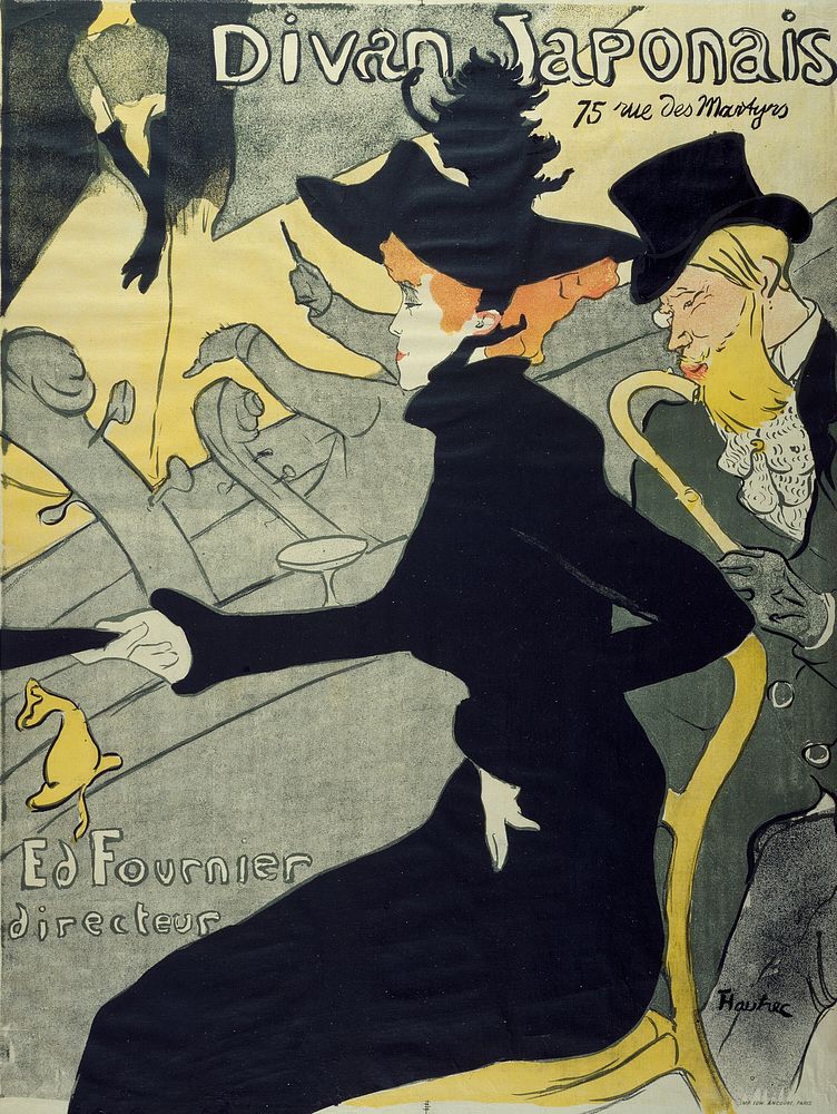 Divan Japonais by Henri de Toulouse-Lautrec