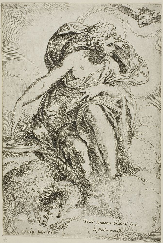 Saint John the Evangelist by Paolo Farinato